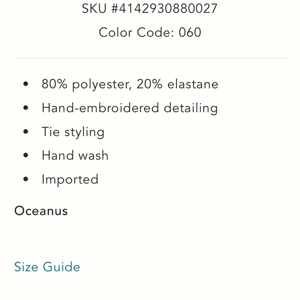 Oceanus MIA Marina bikini top - Picture 9 of 9